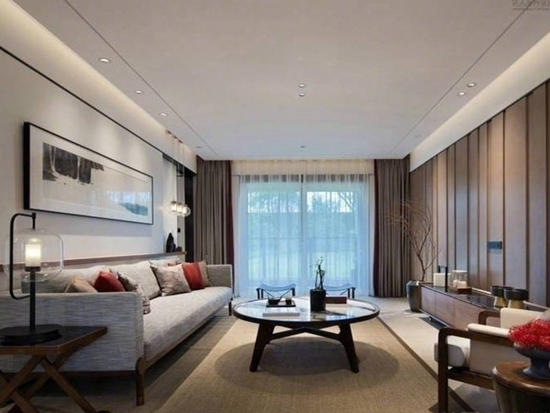 成都两江国际10平方客厅装修设计效果图_简约风格室内装修设计图片